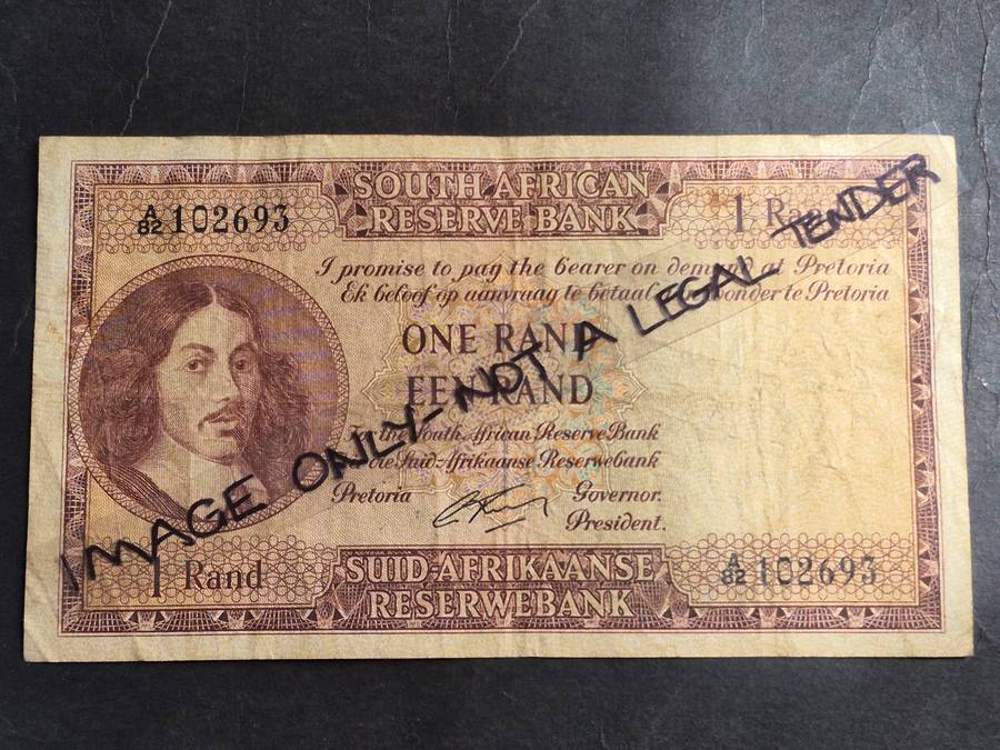 G Rissik One Rand 1st issue 1962
