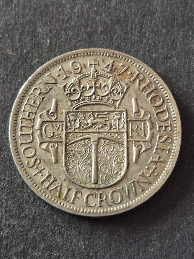 Southern Rhodesia Half Crown 1947