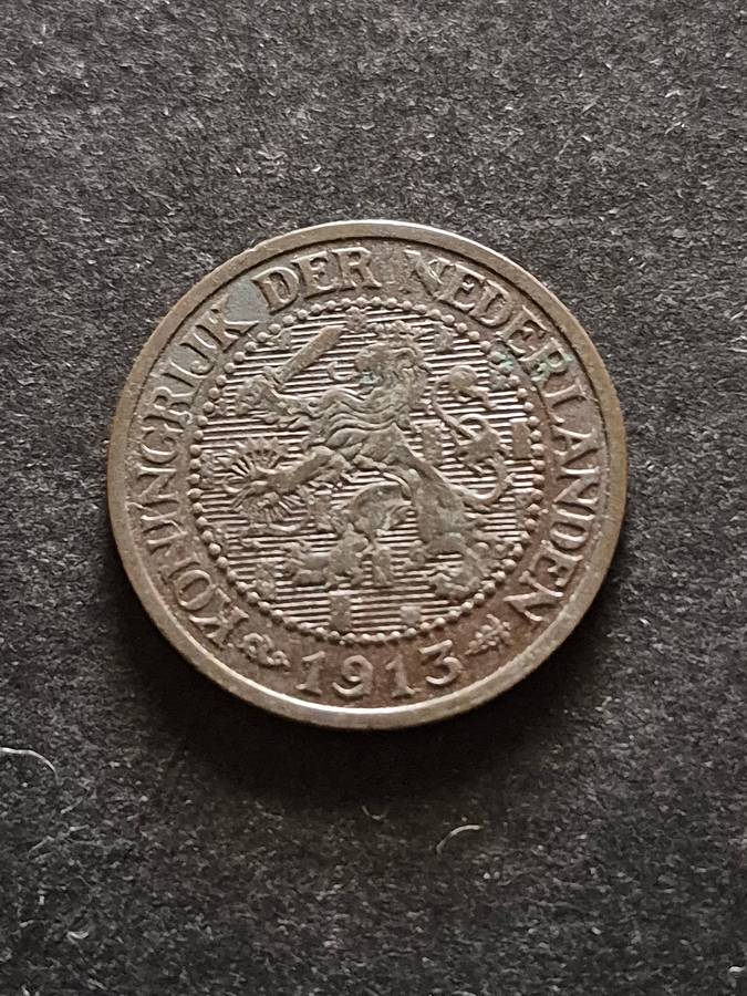 Nederlands 2 1/2 Cents 1913