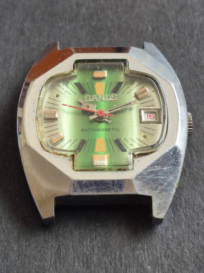 Sands Antimagnetic Swiss Movement Men's Mechanical Wrist Watch (not working)