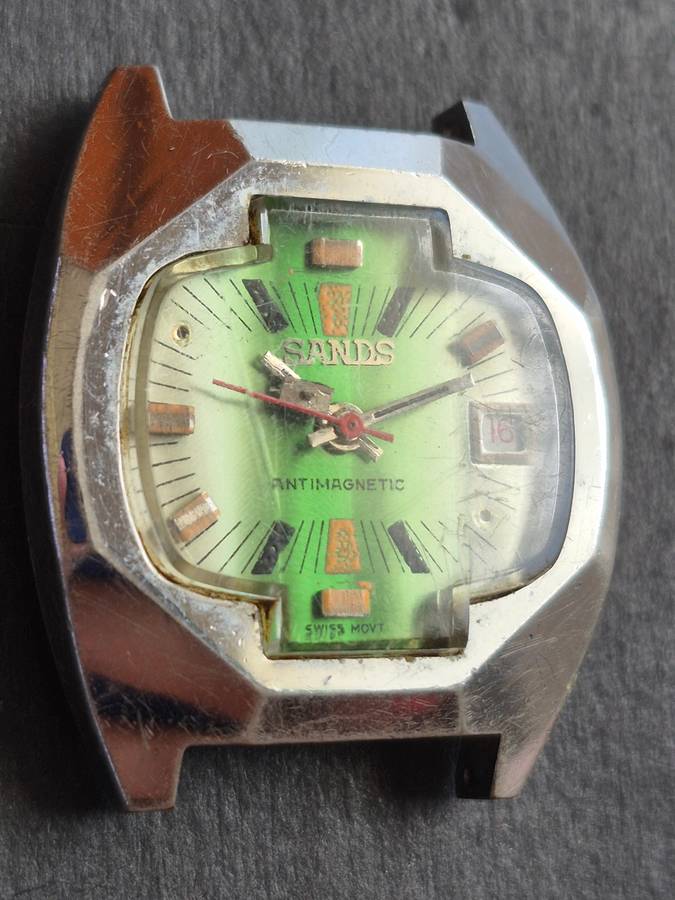 Sands Antimagnetic Swiss Movement Men's Mechanical Wrist Watch (not working)