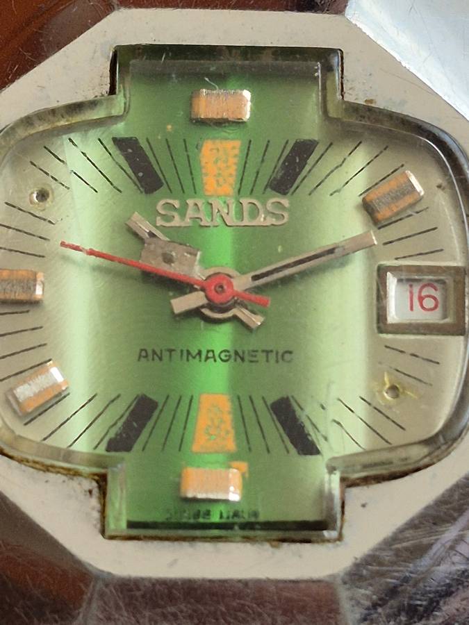 Sands Antimagnetic Swiss Movement Men's Mechanical Wrist Watch (not working)