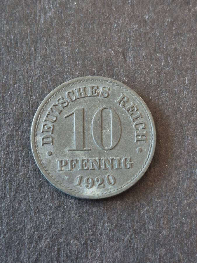 Deutsches Reich 10 Pfennig 1920