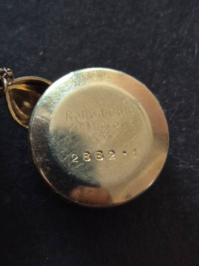 Rolled Gold 15 Jewels Nurse's Fob Watch missing Winder (20 Microns) not working