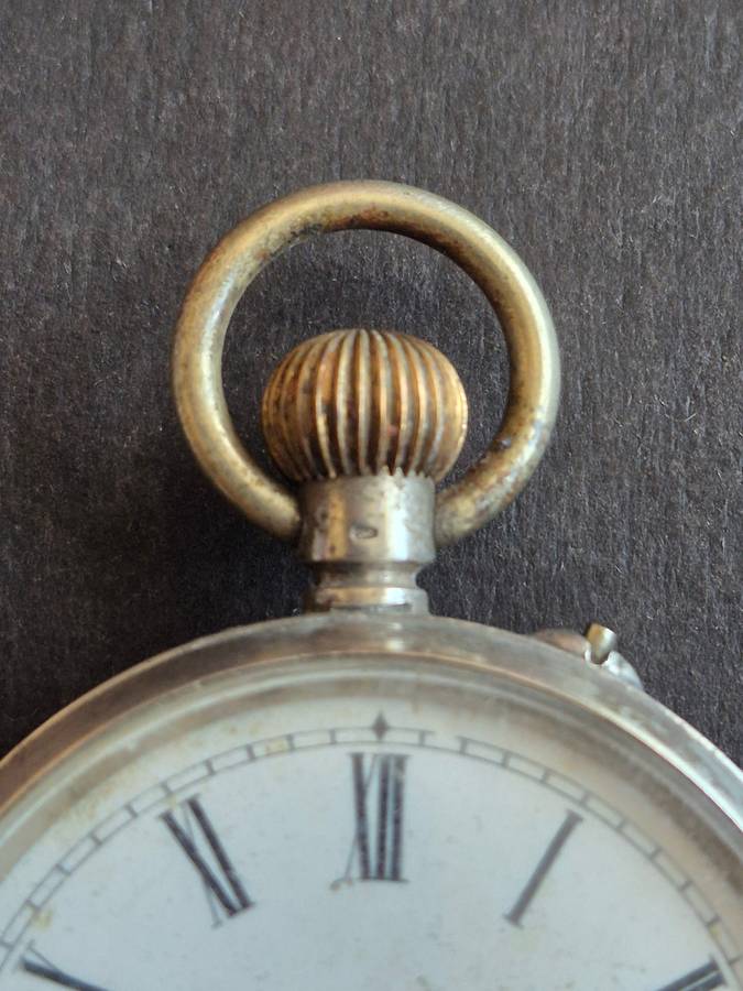 Vintage.800 Silver Fob Watch (not working)