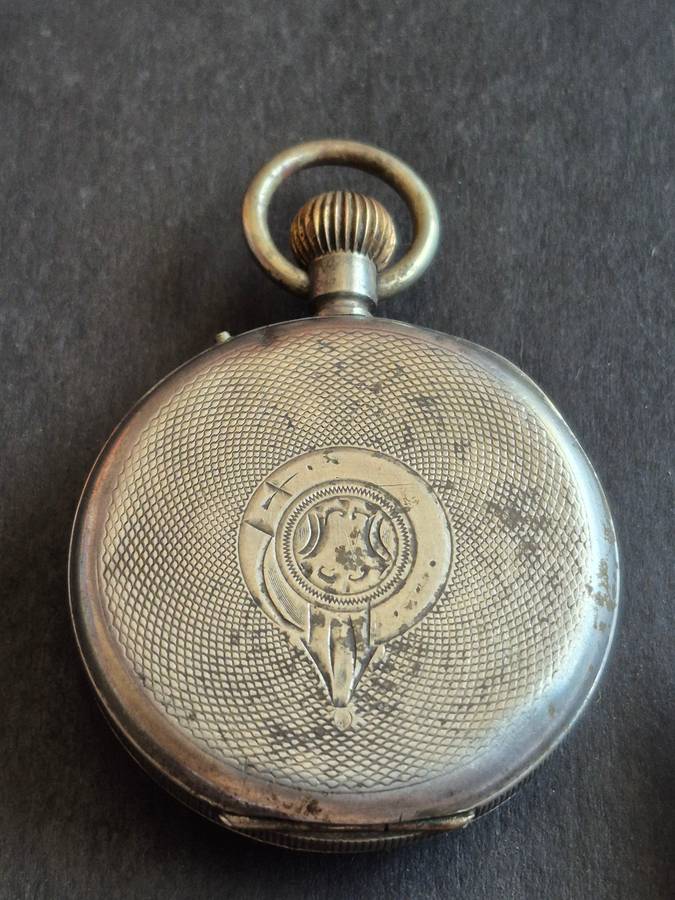 Vintage.800 Silver Fob Watch (not working)