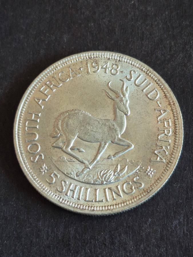 Union 5 Shillings 1948 (nice condition)