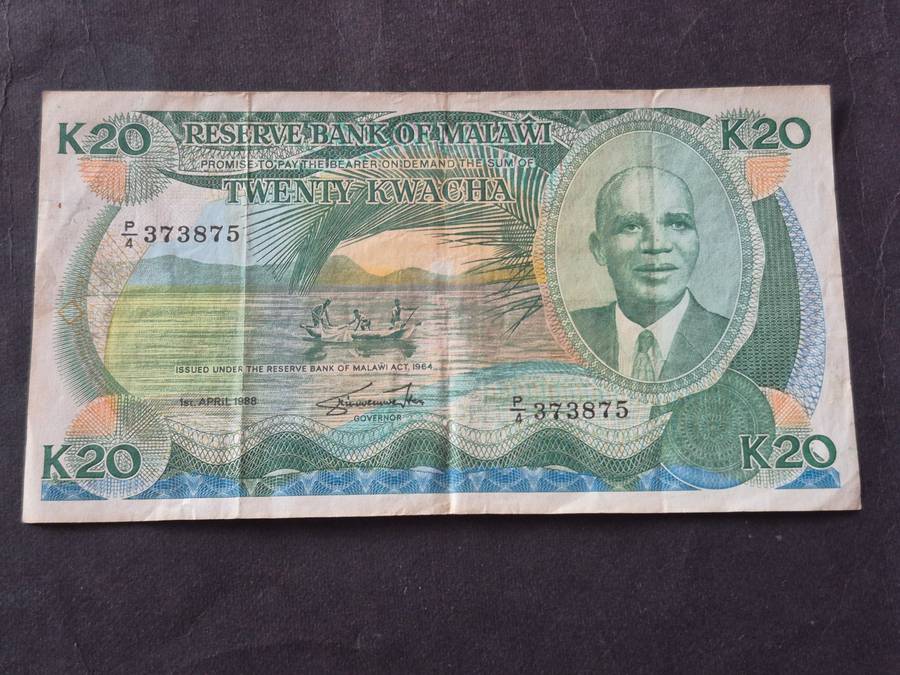 Malawi 20 Kwacha 1986