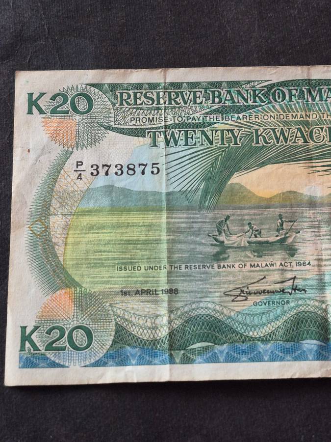 Malawi 20 Kwacha 1986