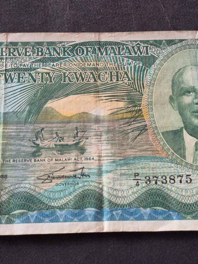Malawi 20 Kwacha 1986