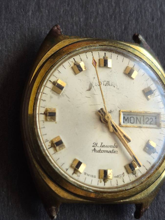 Vintage Men's Rotary 21 Jewels Automatic Wrist Watch (not working) nice condition