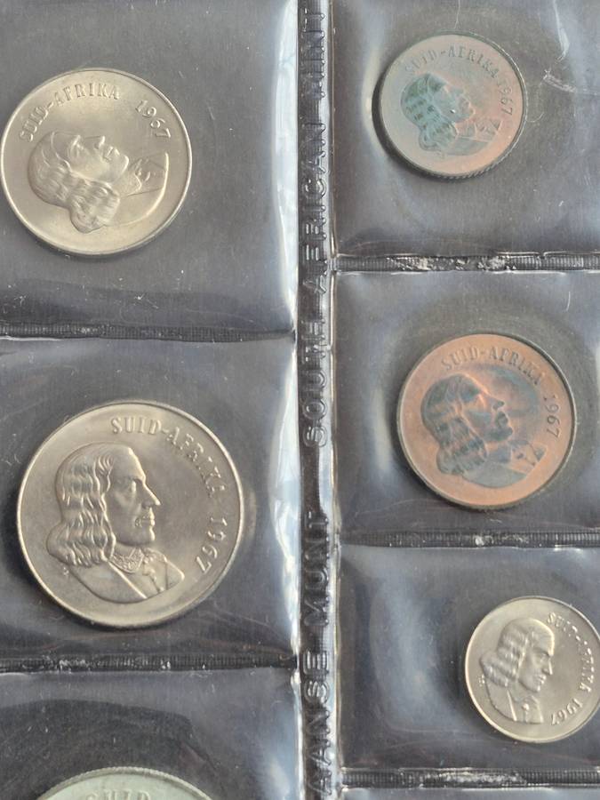 SA Mint Pack 1967 English (including Silver One Rand)