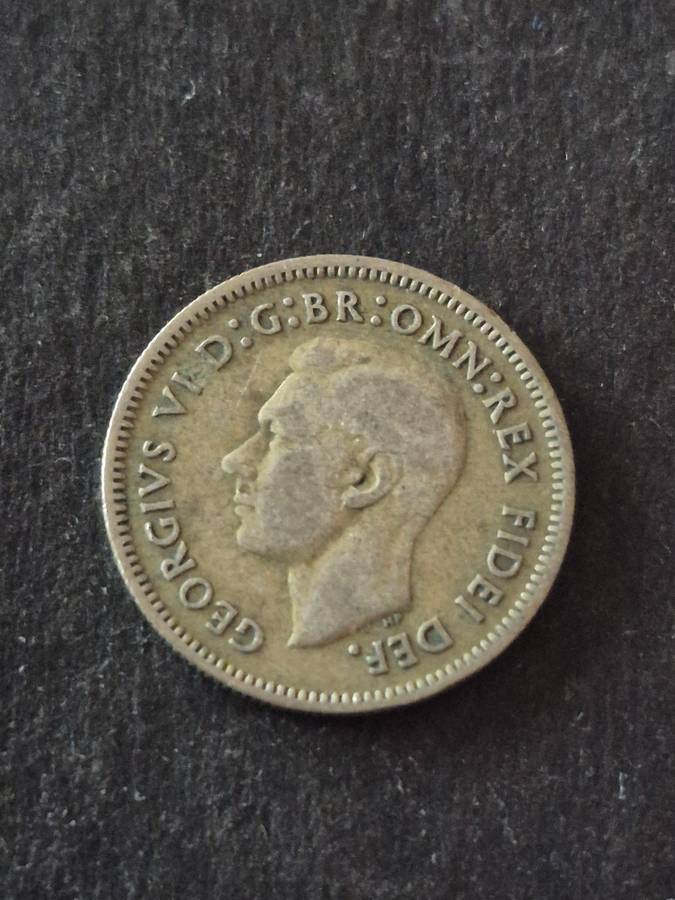 Australia Sixpence 1951 Silver
