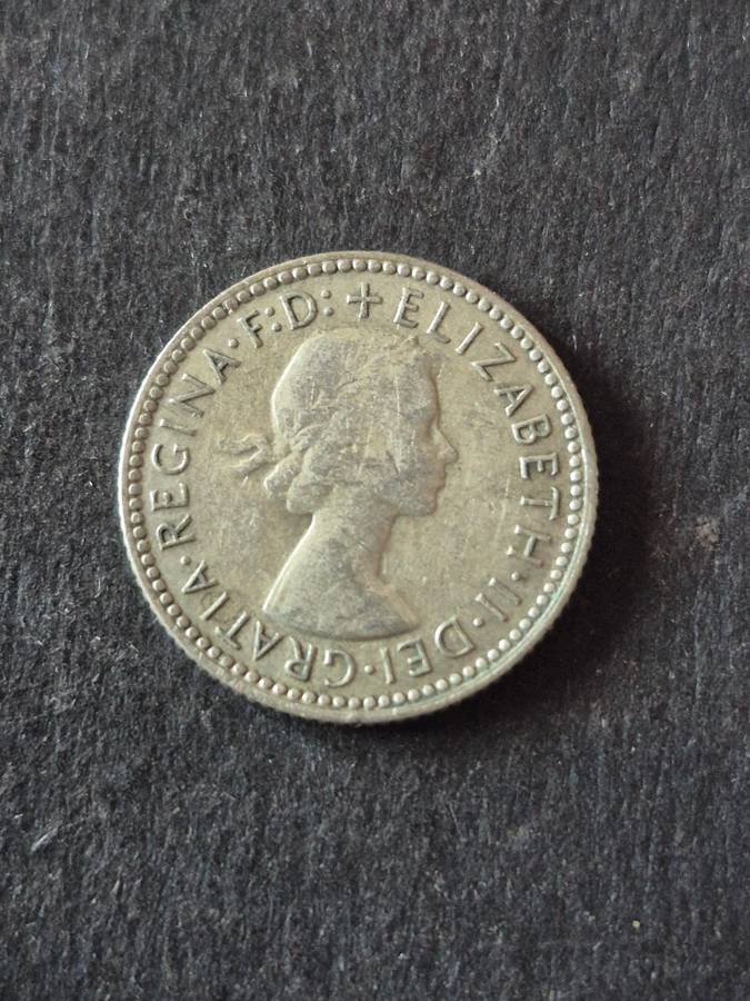 Australia Sixpence 1955