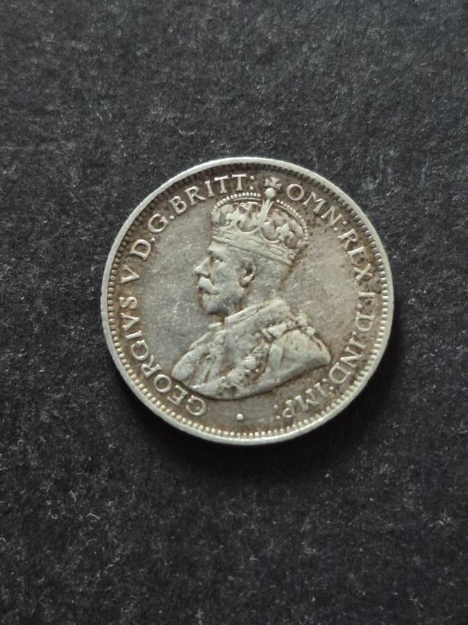 Australia Sixpence 1927 Silver