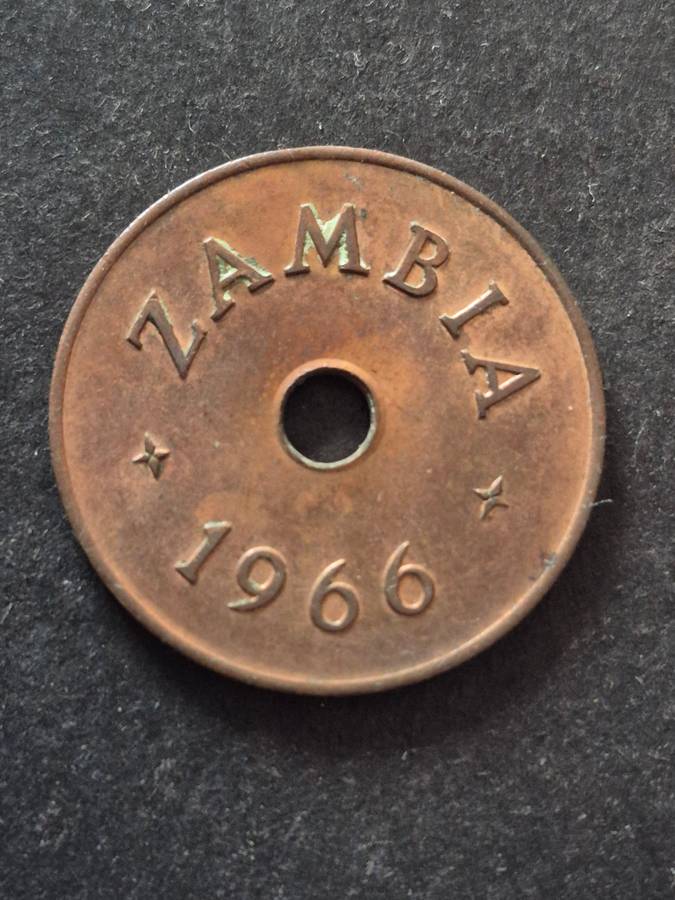 Zambia One Penny 1966