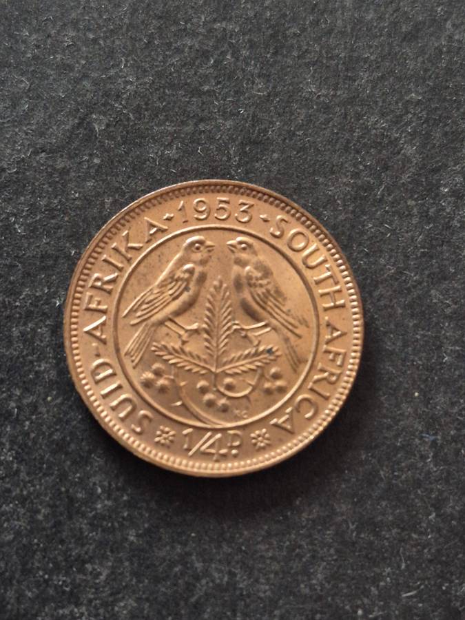 Union Farthing 1953 UNC