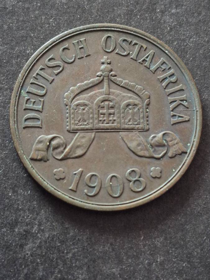Deutsche Ostafrika 5 Heller 1908J