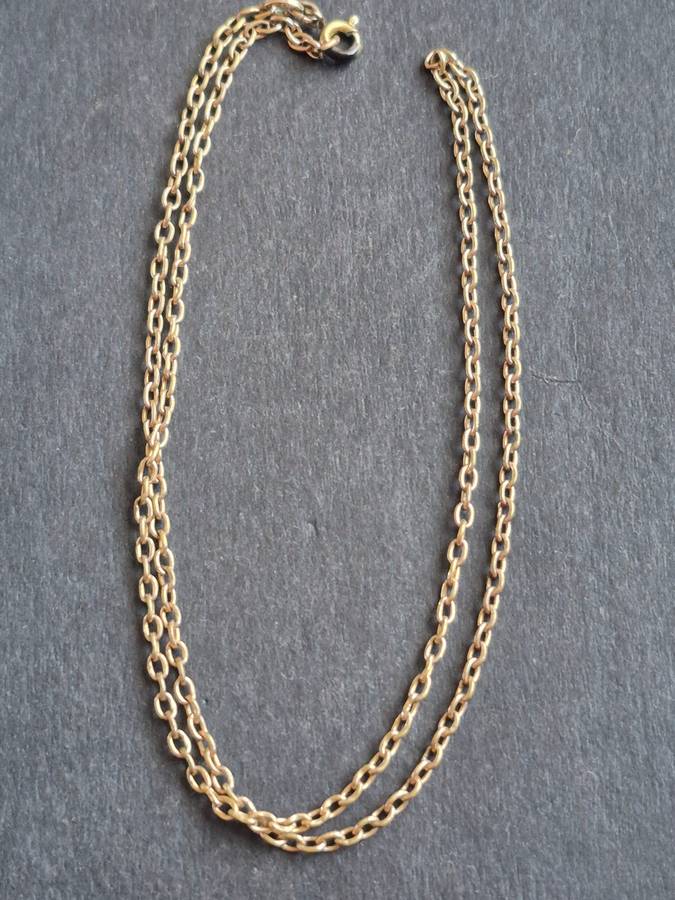 Rolled Gold Chain 3.4g- 440mm
