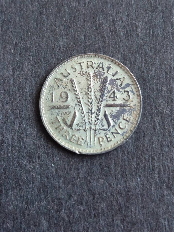 Australia Threepence 1943 Silver