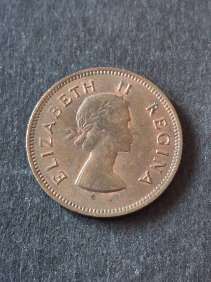 Union 1/2 Penny 1957
