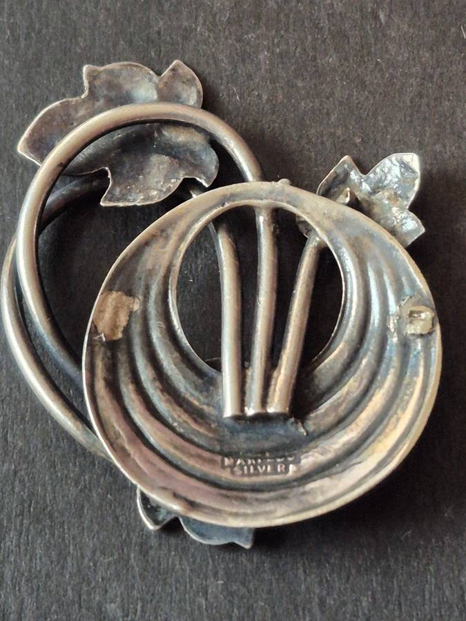 Vintage Sterling Silver 'Mari-Lou' Brooch 15.9g (pin broken)