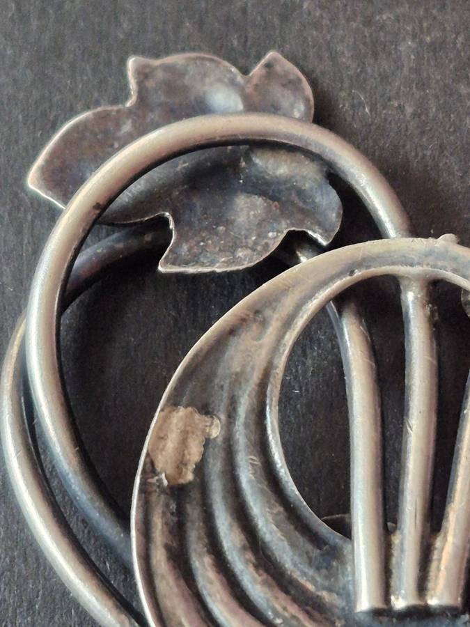Vintage Sterling Silver 'Mari-Lou' Brooch 15.9g (pin broken)