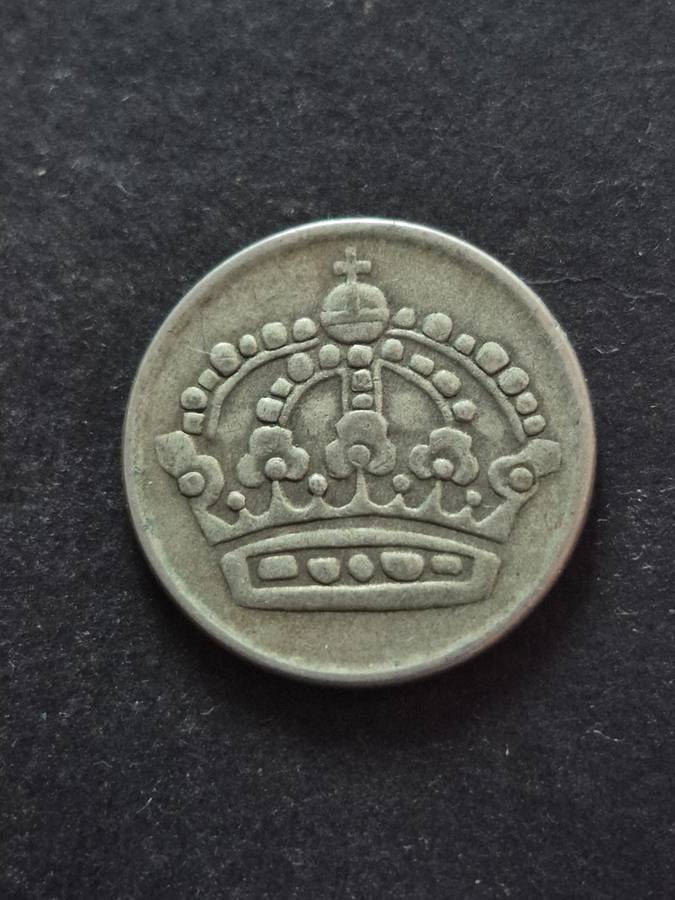 Sweden 50 Ore 1957 Silver
