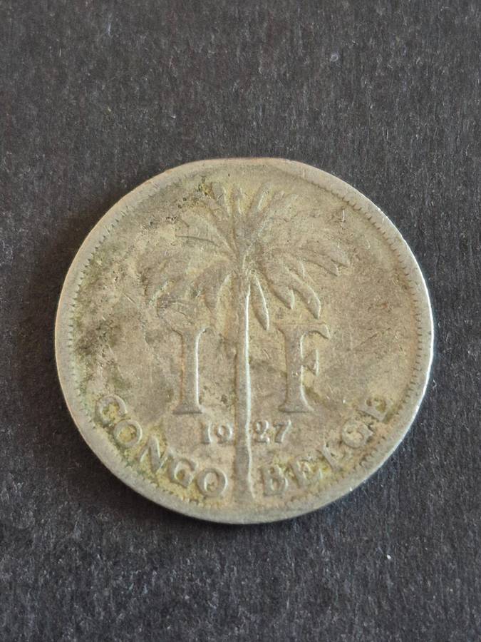 Belgium Congo One Franc 1927