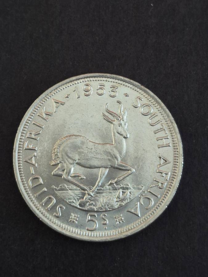 Union 5 Shillings 1953 (excellent condition)