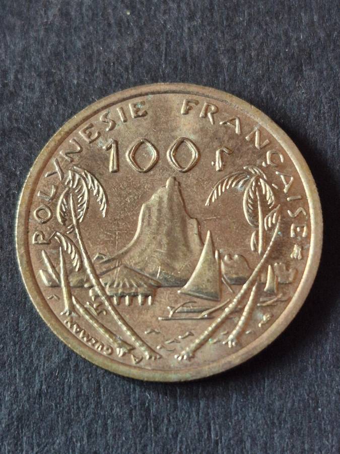 French Polynesie 100 Francs Year 2000 (excellent condition)