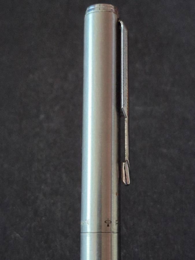 Vintage Parker Chrome Plated Fountain Pen- made in England