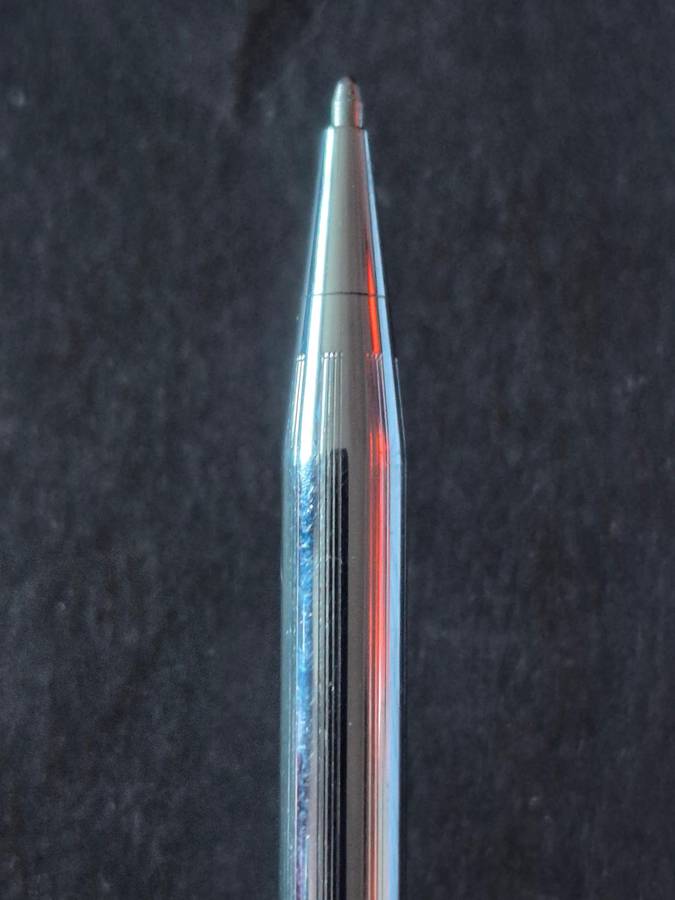 Vintage Cross Chrome Plated Pen - made in Ireland (engraved)