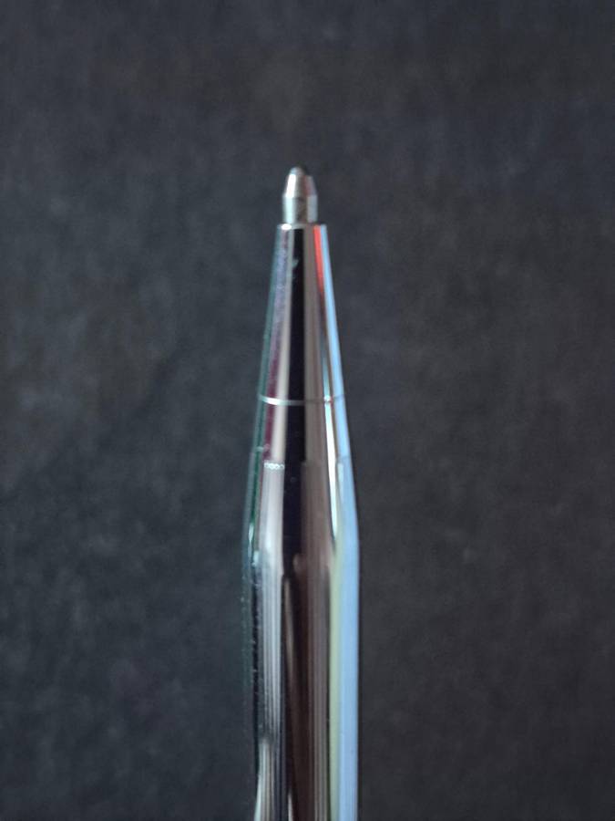 Vintage Cross Chrome Plated Pen - made in Ireland (engraved)