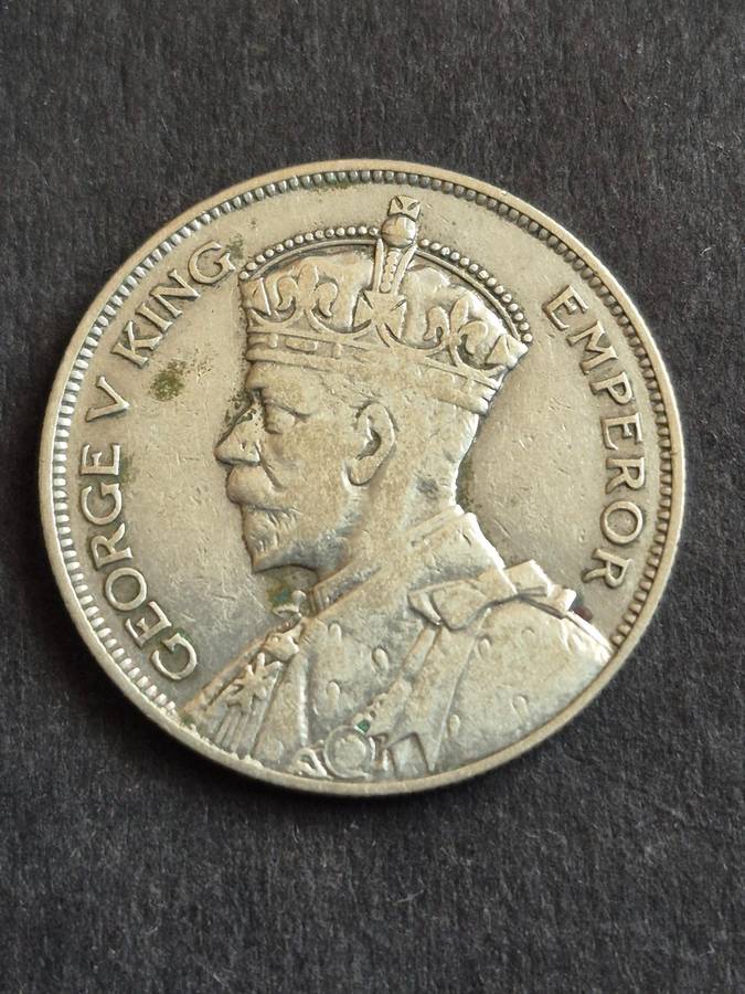 New Zealand 1/2 Crown 1934 Silver