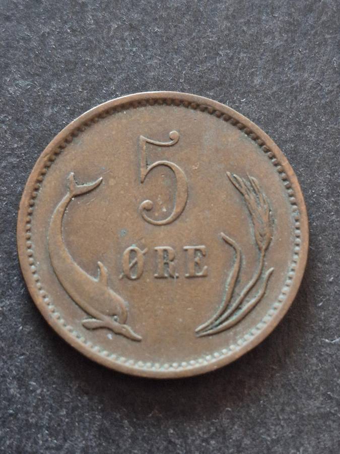 Denmark 5 Ore 1902