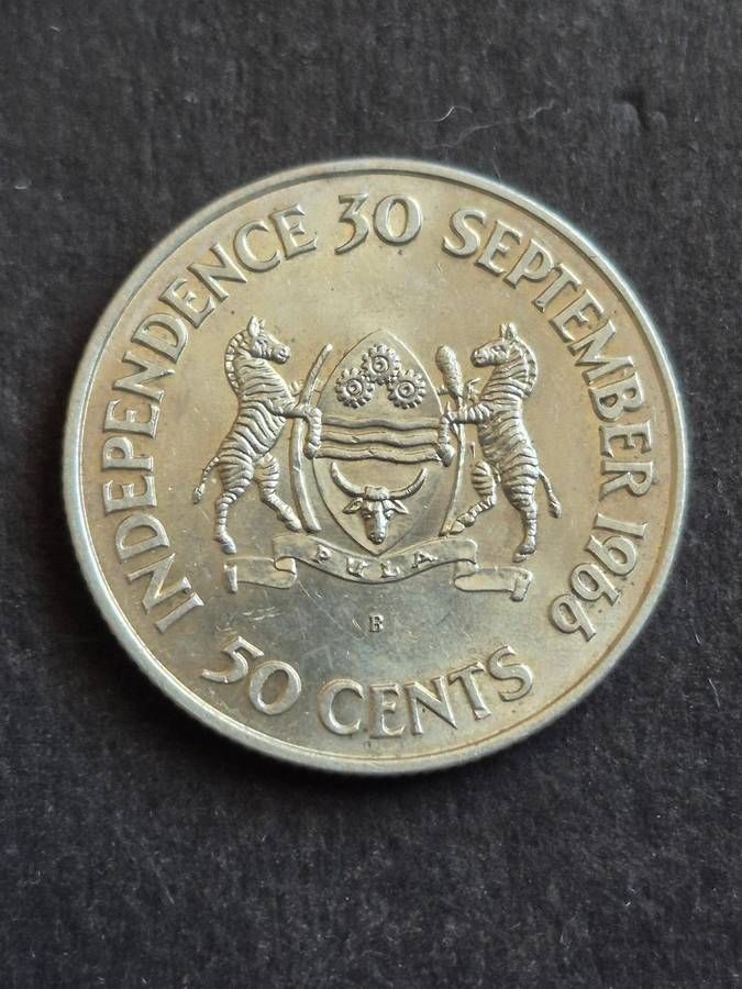 Botswana 50 Cents 1966