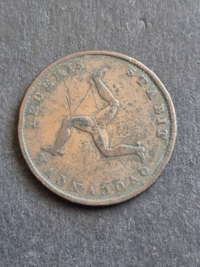 Isle of Man 1/2 Penny 1839