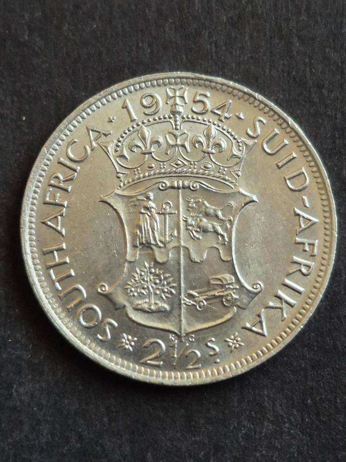 Union 1/2 Crown 1954 (very nice condition)