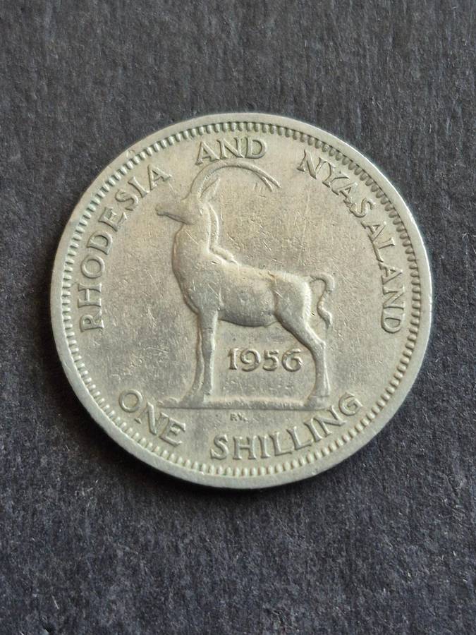Rhodesia and Nysaland One Shilling 1956