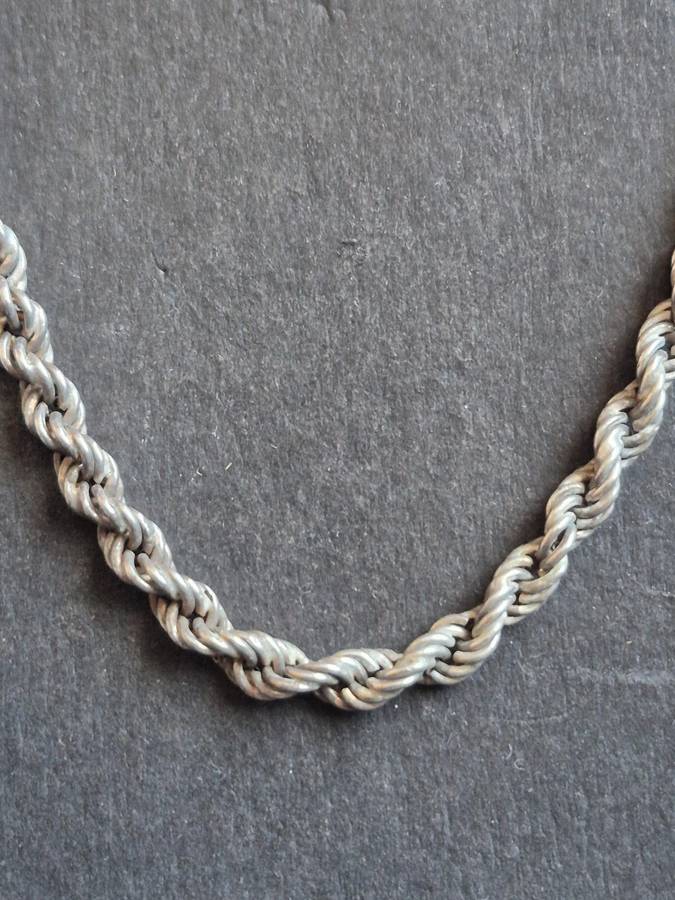 Sterling Silver Wheat Chain 17g 525mm