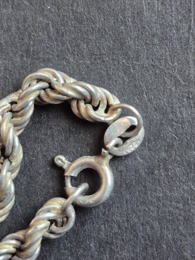 Sterling Silver Wheat Chain 17g 525mm