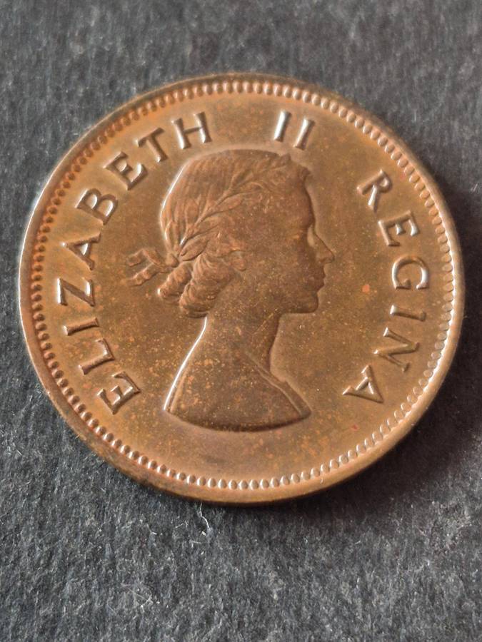 Union 1/2 Penny 1953 EF+/UNC