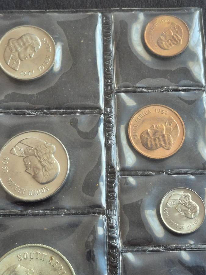 SA Mint Pack 1969 English (scarce date)