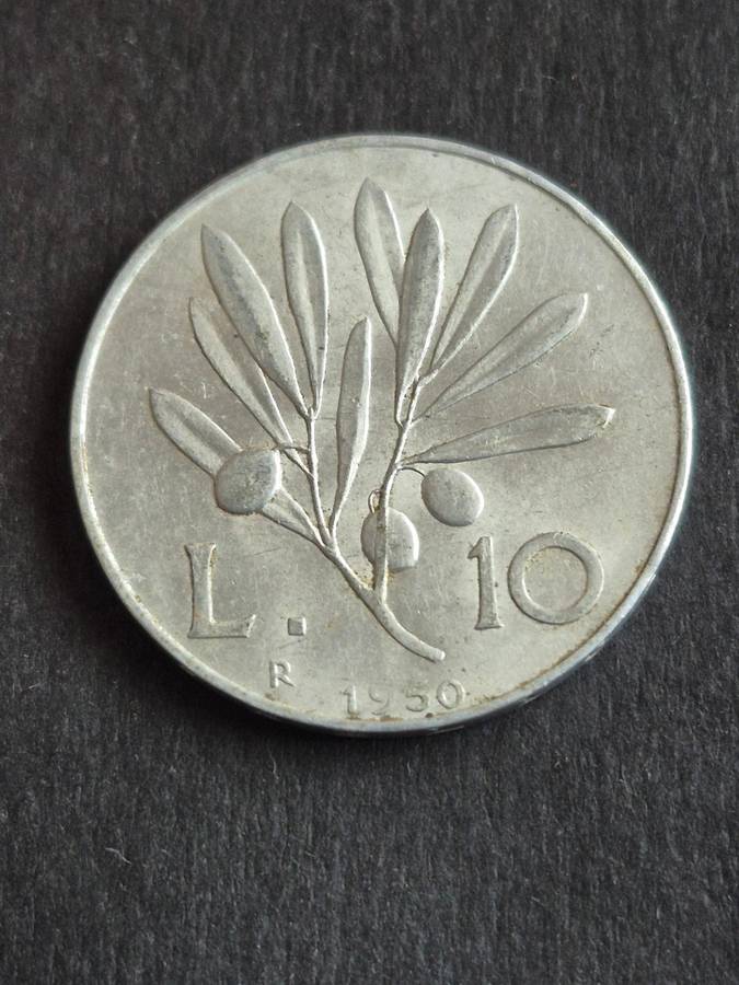 Italy 10 Lire 1950R (nice condition)