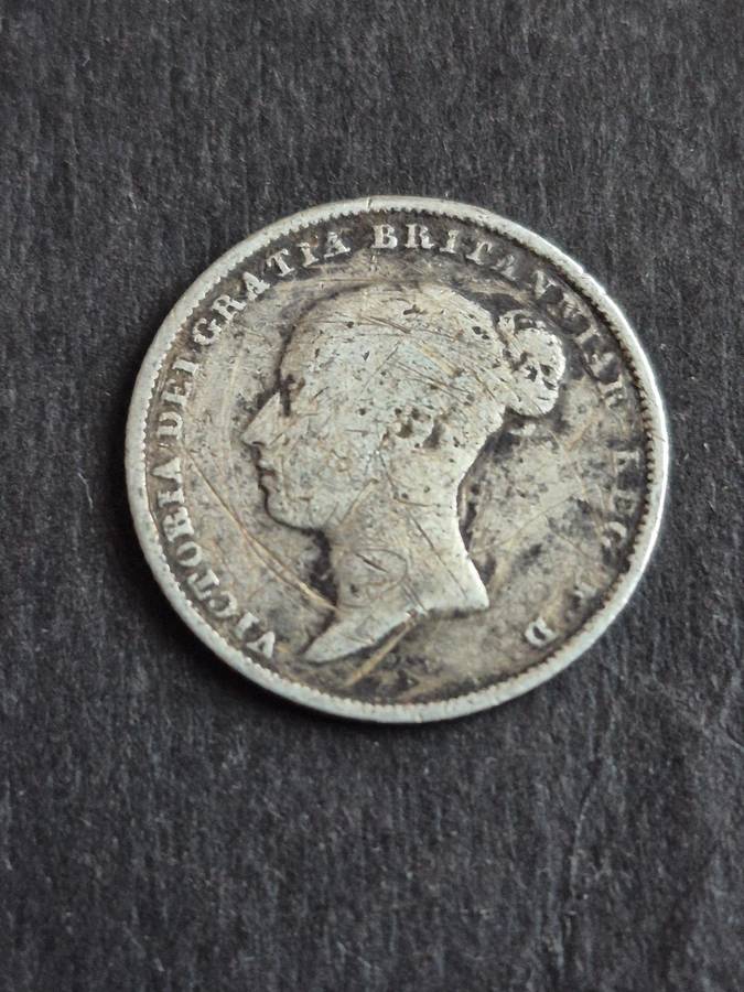 UK Sixpence 1851 Silver