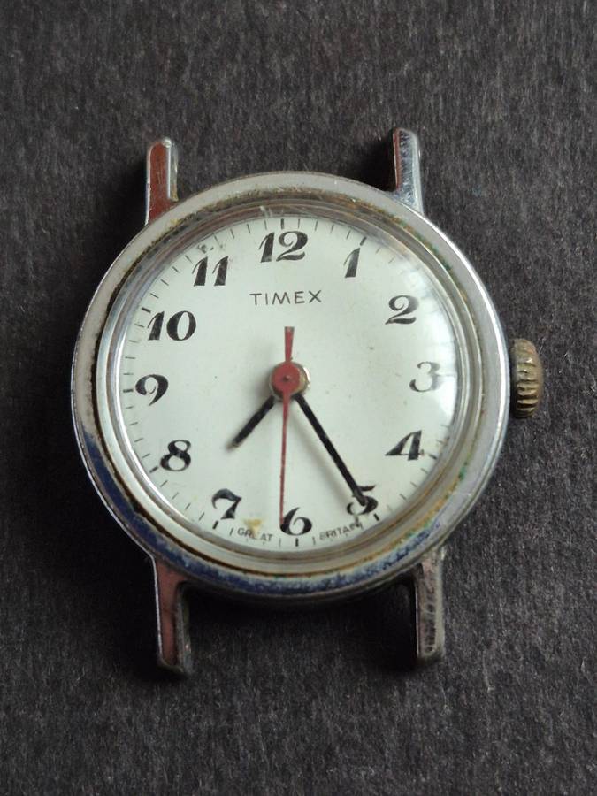 Vintage Ladies Timex Mechanical Wrist Watch Great Britain (not working)