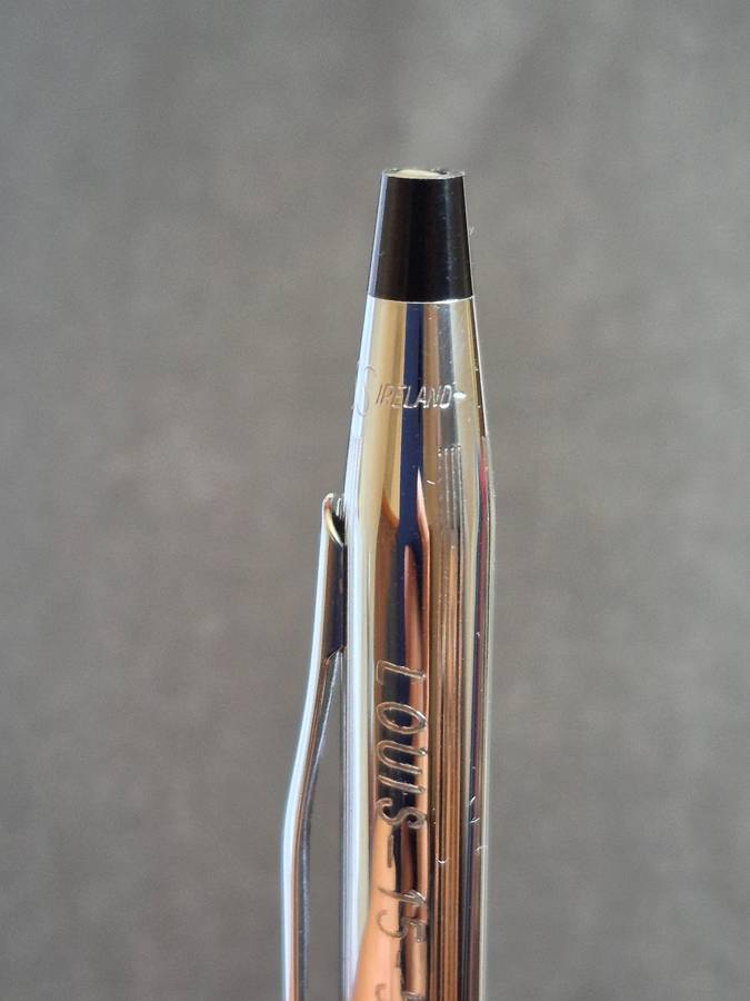 Vintage Cross Century Ballpoint Pen engraved (needs refill)