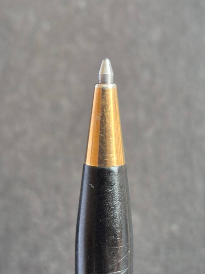 Vintage Cross Matte Black Ballpoint Pen needs refill