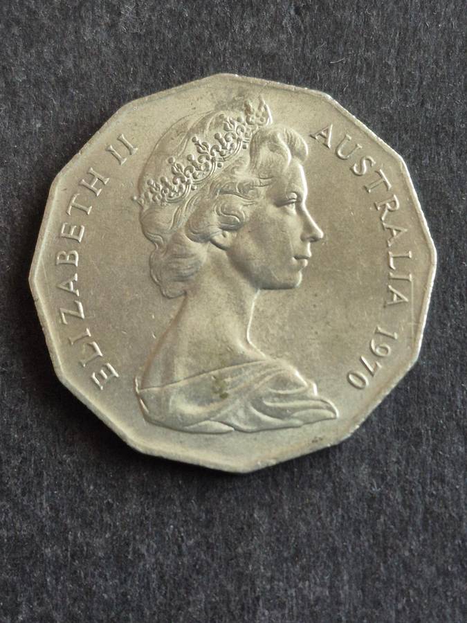 Australia 50 Cent 1970 'Captain Cook' UNC